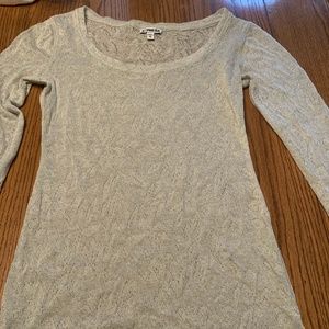 EXPRESS Silver long sleeve sweater - Size M